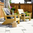 Modern 3-Panel Polymer Muskoka Chair