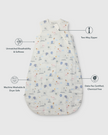 Baby Bamboo Muslin Sleep Sack 0.5 TOG - Mini Mathletes