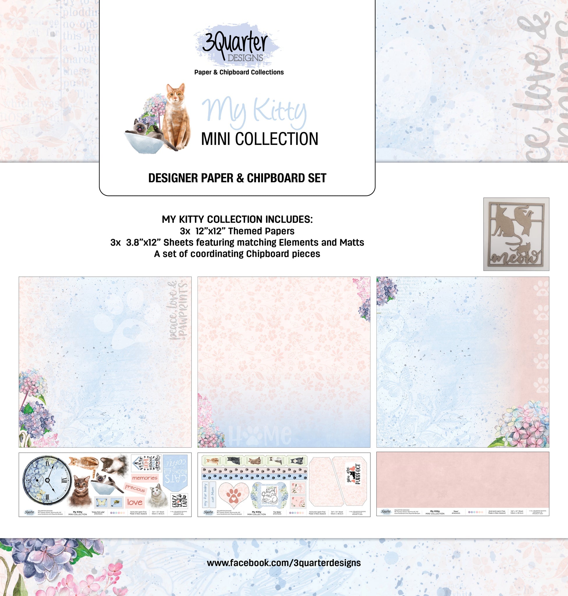 3Quarter Designs My Kitty Mini Collection