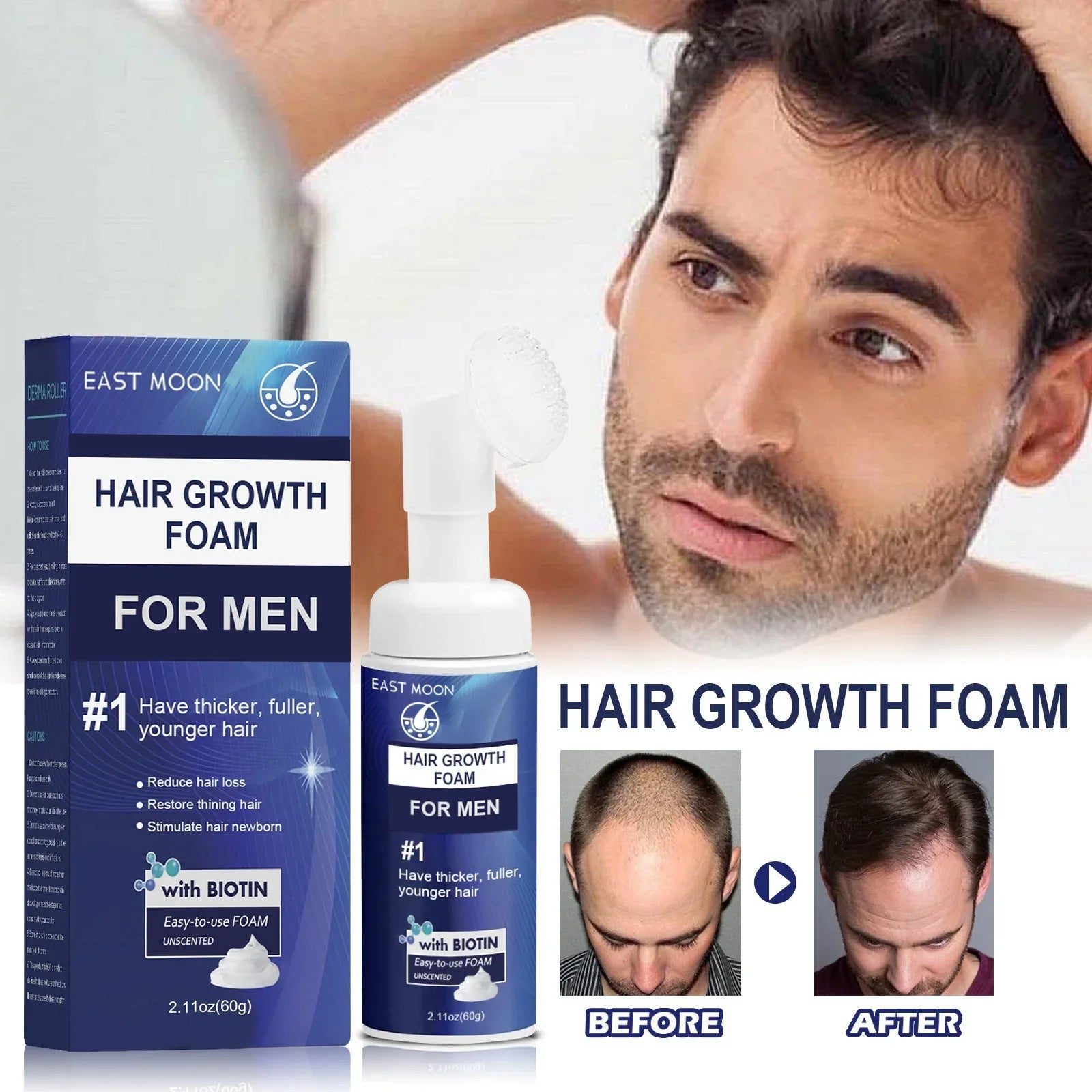 N Men's Dense Hair Foam Deep Repair Care