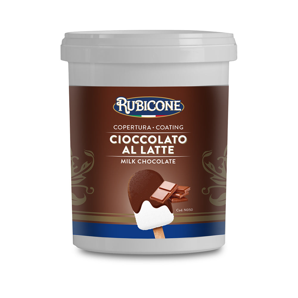 Milk Chocolate Cone Dip Coating - 1.5 KG Bucket - Rubicone Canada - Ships Free Within Canada on Orders Above CAD $199