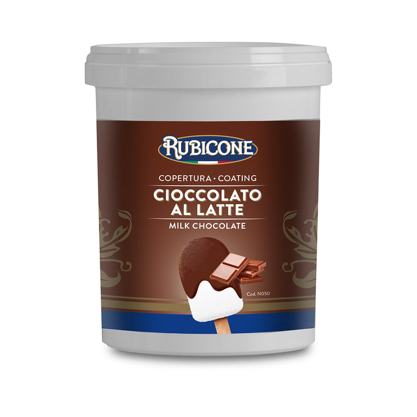 Milk Chocolate Cone Dip Coating - 1.5 KG Bucket - Rubicone Canada - Ships Free Within Canada on Orders Above CAD $199
