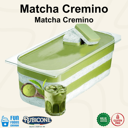 Matcha Spreadable Filling Cream - Cremino Matcha - 5 KG Bucket - Rubicone Canada - Ships Free Within Canada on Orders Above CAD $199
