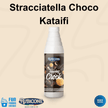Dubai Chocolate Chips Kunafa Kataifi Topping with Pieces (Dubai Chocolate Topping) - 0.85 KG Squeeze Bottle - Stracciatella Choco Kataifi Crock Topping - Rubicone Canada - Ships Free Within Canada on Orders Above CAD $199