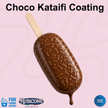 Choco Kataifi (Dubai Chocolate) Dark Chocolate Cone Dip Coating - 1.5 KG Bucket - Rubicone Canada - Made in Italy - Ships Free Within Canada on Orders Above CAD $199