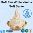 Soft Pan White Vanilla Soft Serve Mix - 1.5 KG Bag or Case of 8 x 1.5 KG bags - Rubicone Canada - Ships Free Within Canada on Orders Above CAD $199