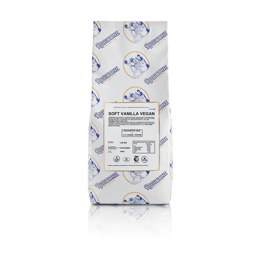 VeganBliss Vanilla - Vegan Premium Soft Serve Mix - 1.5 KG Bag or Case of 8 x 1.5 KG bags - Rubicone Canada - Ships Free Within Canada on Orders Above CAD $199