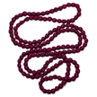Extra Long Fabric Ball Necklace