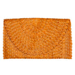 Pandan Leaf Clutch Purse - Orange