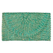 Pandan Leaf Clutch Purse - Teal