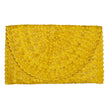 Pandan Leaf Clutch Purse - Yellow