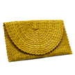 Pandan Leaf Clutch Purse - Yellow
