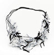 Multi Colour Fabric Tie Necklace