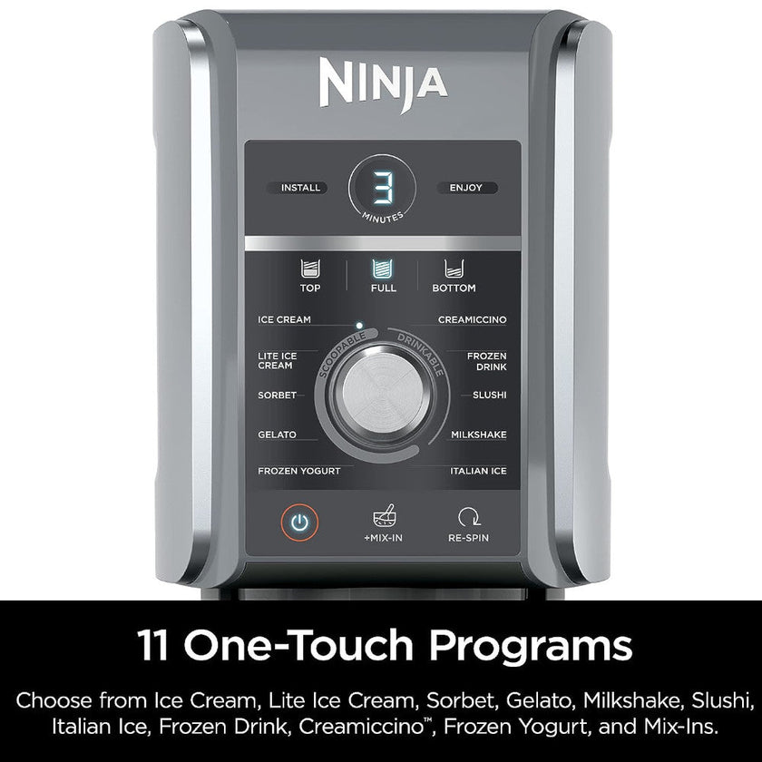 NINJA NC501C CREAMi Deluxe 11-in-1 Ice Cream and Frozen Treat Maker