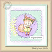 Nellie's Choice Clear Stamp Christmas Cuties Foxy Christmas Lady