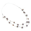 Wrapped Pearl Bead Necklace