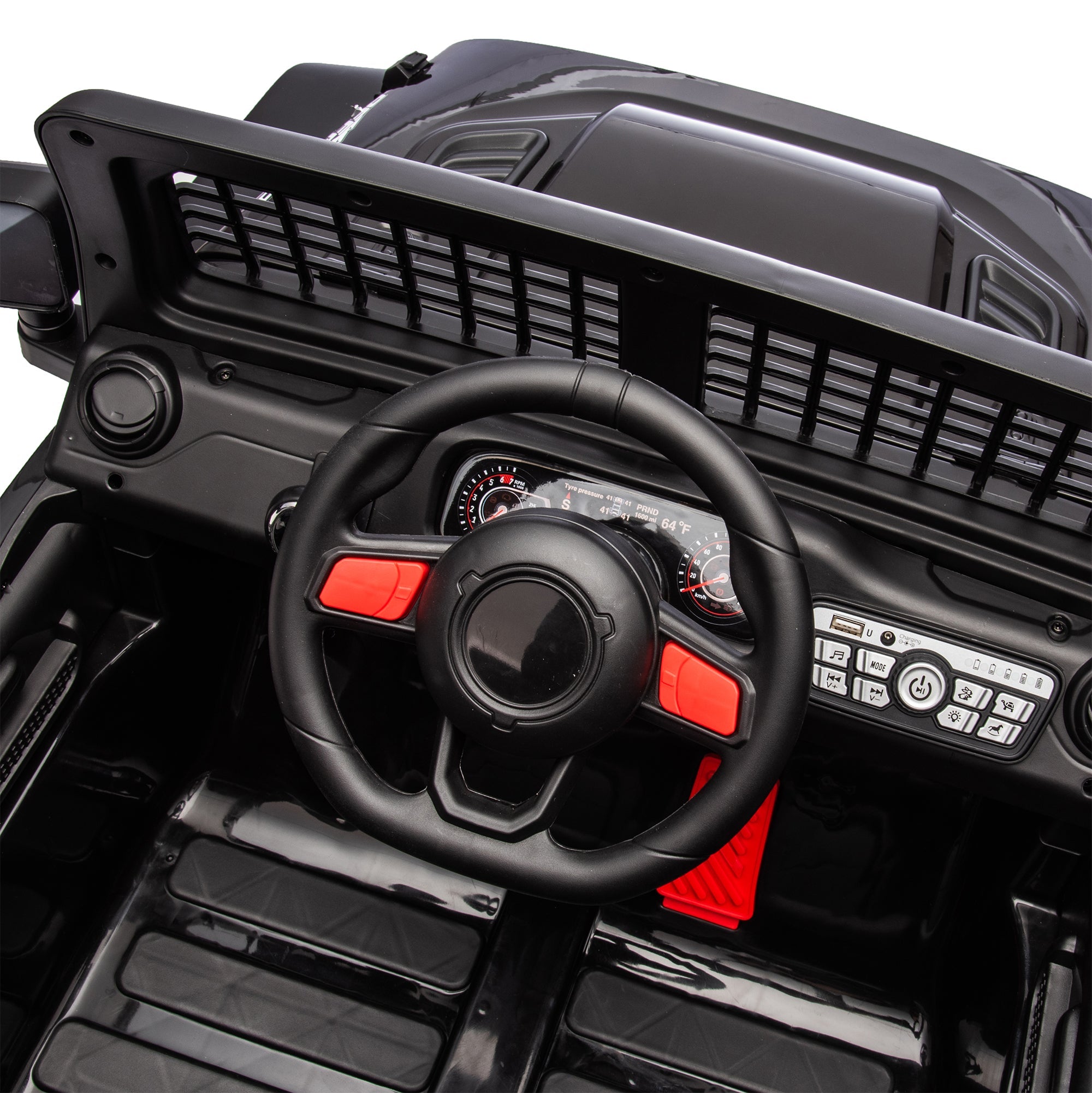2026 Rugged Jeep Style 12V Kids Ride On Car with Remote Control