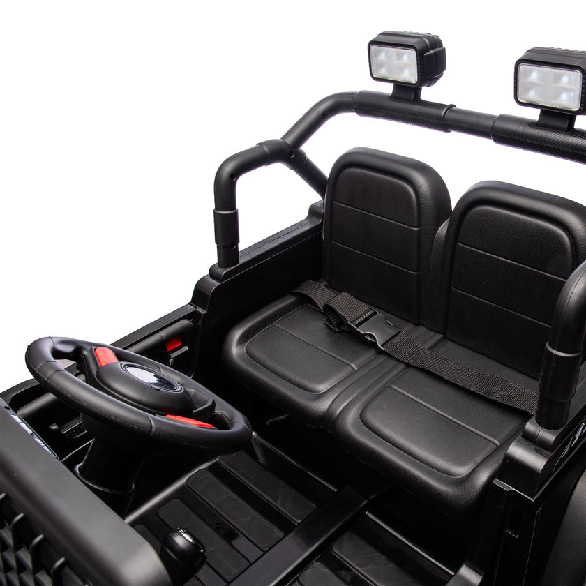 2026 Rugged Jeep Style 12V Kids Ride On Car with Remote Control