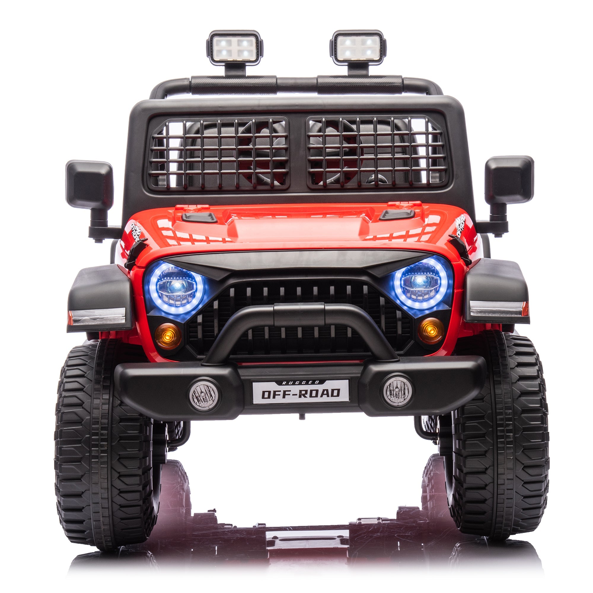 2026 Rugged Jeep Style 12V Kids Ride On Car with Remote Control