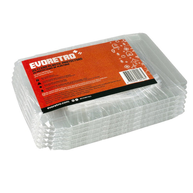 Nintendo NES (Cartridge) EVORETRO PET Protectors - Pack of 25