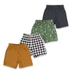 Kid’s Bamboo Play Shorts | Bison Plaid