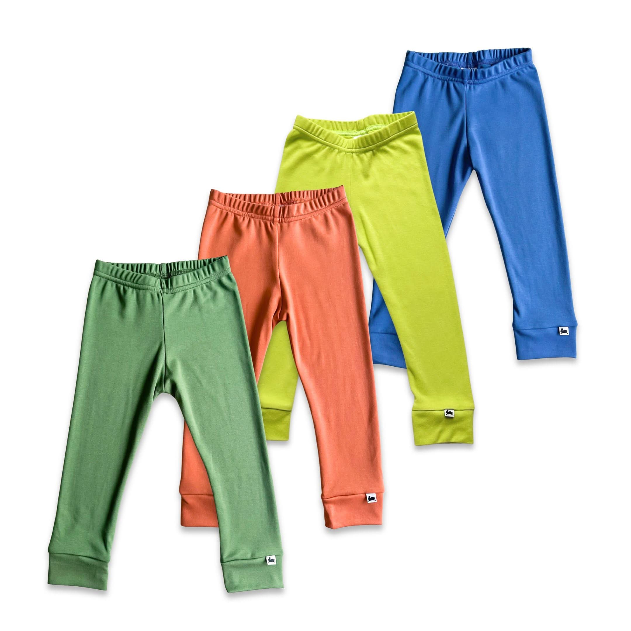 Kids' Bamboo Leggings | Leaf Green