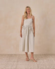 Ladies Beatrice Midi Dress | Sky Stripe | Noralee