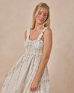 Jane Dress | French Floral  Stripe | Noralee