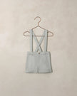 Suspender Shorts | Heather Mist | Noralee