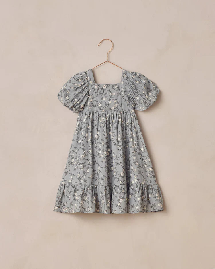 Augusta Dress | French Blue Floral | Noralee