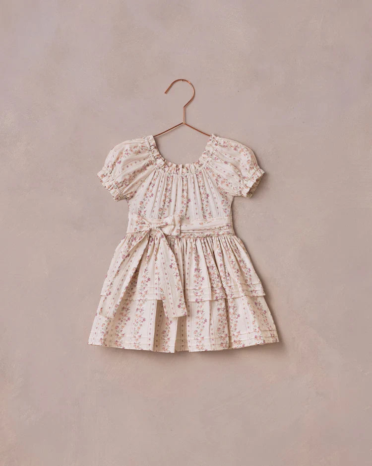 Annette Dress | Floral Stripe | Noralee