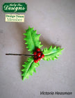 Flower Pro Holly & Mistletoe Silicone Mould