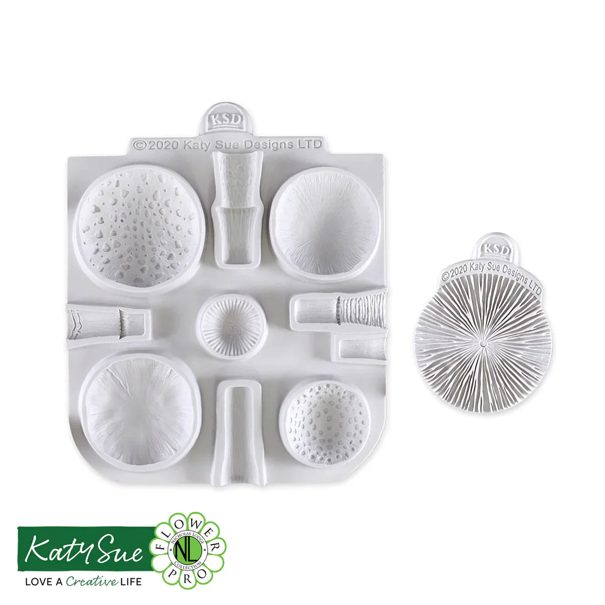 Flower Pro Toadstools and Mushrooms Mould and Veiner