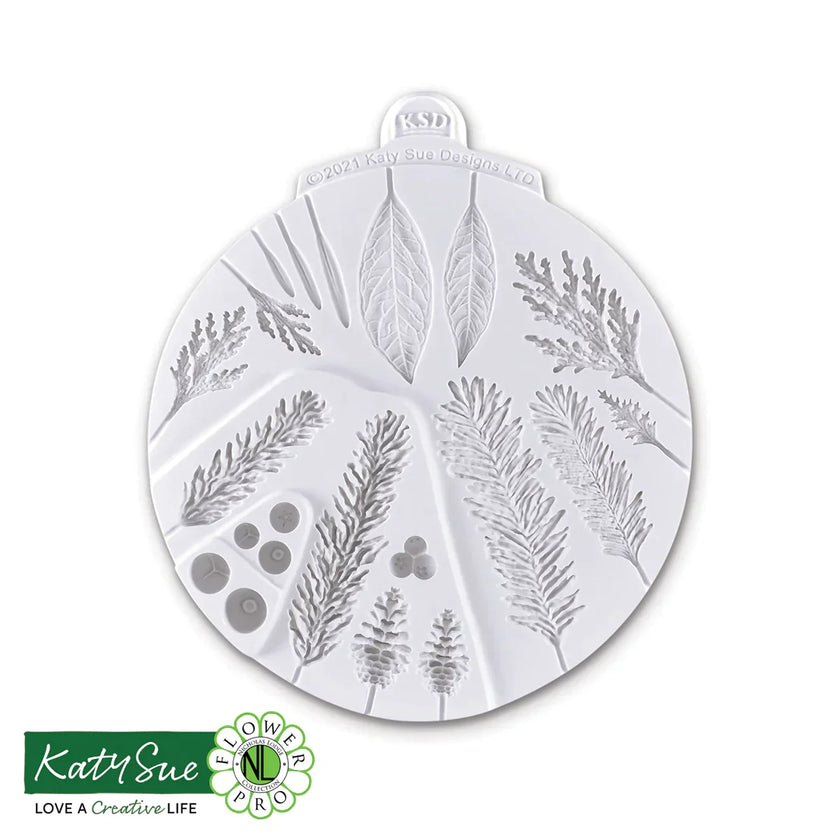 Flower Pro Winter Foliage Silicone Mould