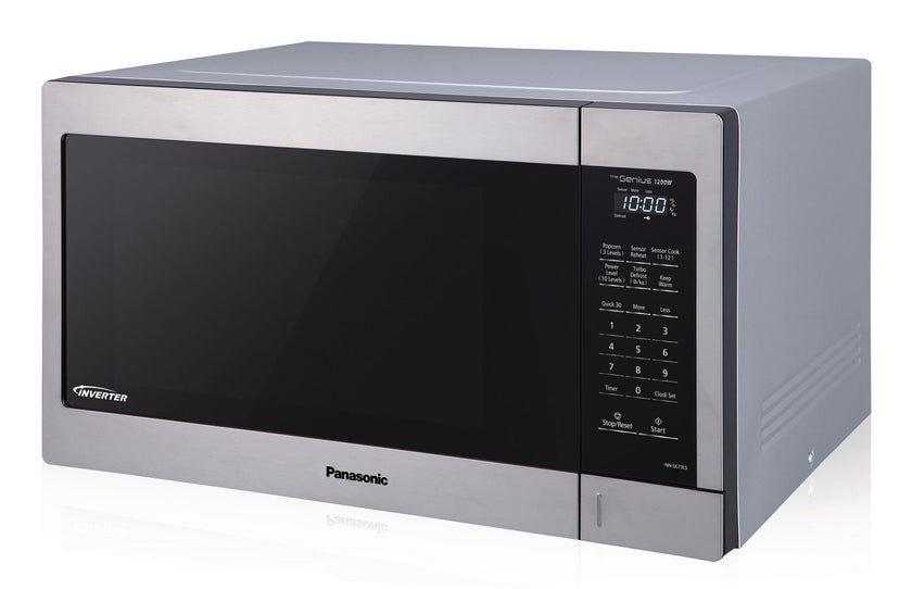 PANASONIC NNST77LS 1.6CU FT Stainless Steel Genius Microwave - Refurbished with Home Essentials warranty
