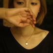 NOEMI: Encased Fresh-Water Pearl Pendant Chain Necklace