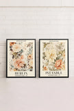 DUO ASSORTIMENT FLORAL (2 Oeuvres sur toile étirée)