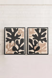 ORGANIC SHADOWS DUO (2 Oeuvres sur toile étirée)