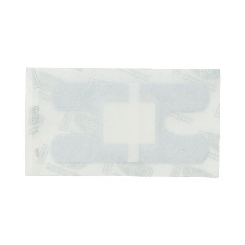 CURAD Flex Fabric Detectable Knuckle Bandage, Blue, 1 1/2