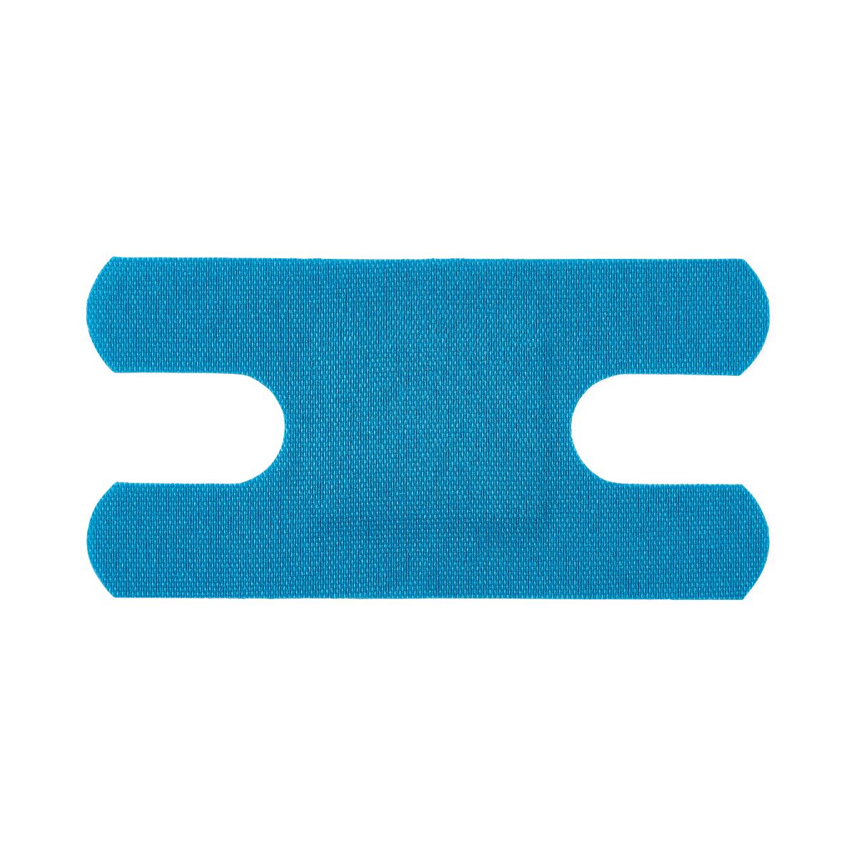 CURAD Flex Fabric Detectable Knuckle Bandage, Blue, 1 1/2