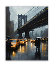 Wall Art-Stylized NYC Bridge Skyline-Canvas Print