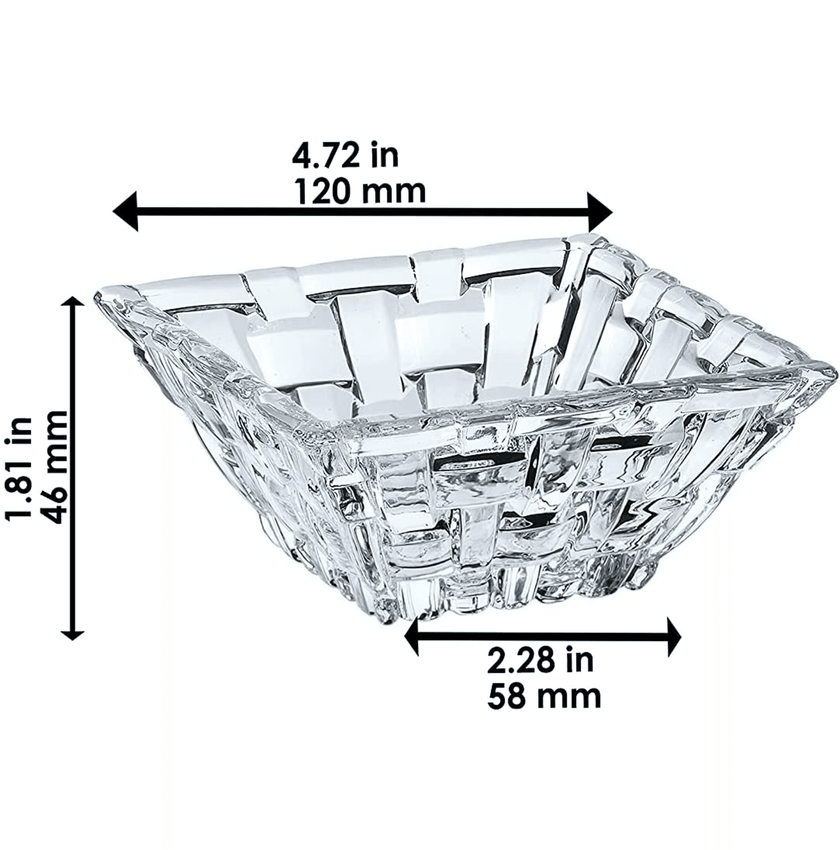 Nachtmann - BOSSA NOVA 1 Rectangular Plate & 2 Square Bowls (Set of 3)