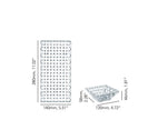 Nachtmann - BOSSA NOVA 1 Rectangular Plate & 2 Square Bowls (Set of 3)