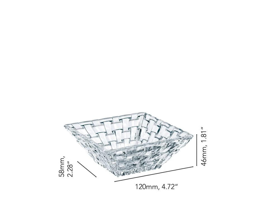 Nachtmann - BOSSA NOVA Bowl - SQUARE (Set of 2) | 4 Inch