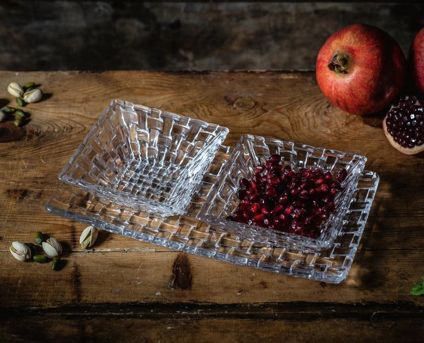 Nachtmann - BOSSA NOVA Bowl - SQUARE (Set of 2) | 4 Inch