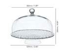 Nachtmann - BOSSA NOVA Cake Plate with Dome