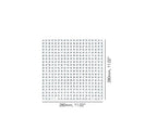 Nachtmann - Assiette BOSSA NOVA - Carrée | 28 cm (11 pouces)