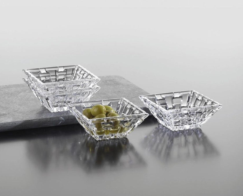 Nachtmann - BOSSA NOVA Square Dip Bowl (Set of 4) | 3 Inch