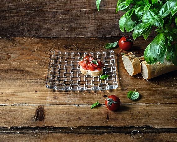 Nachtmann - Bossa Nova Square Platter (Set of 2) | 8 in