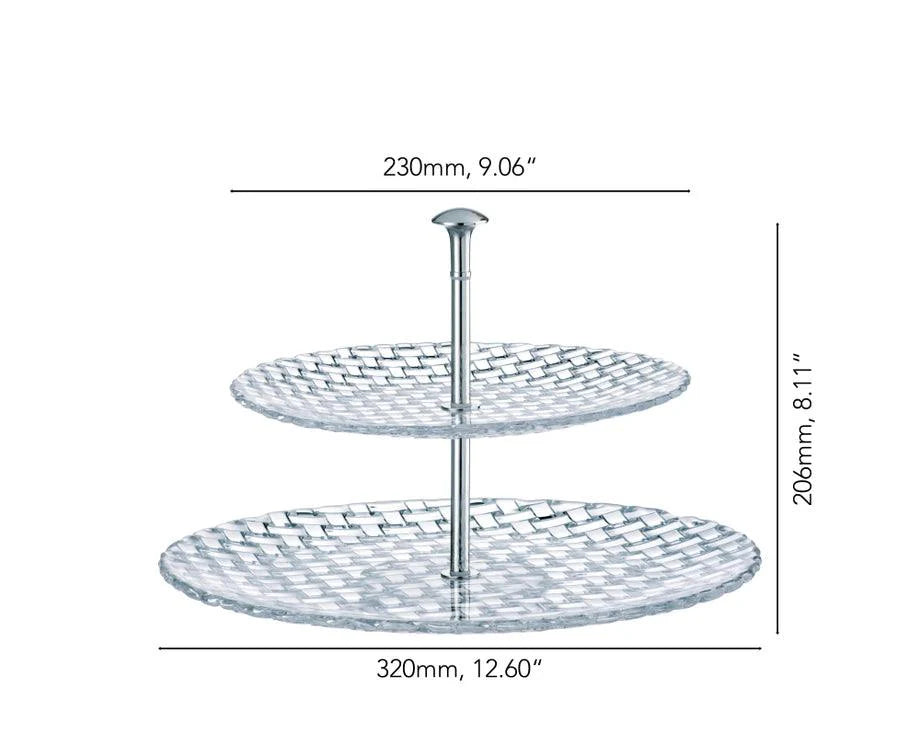 Nachtmann - Bossa Nova Two Tier Tray - Large